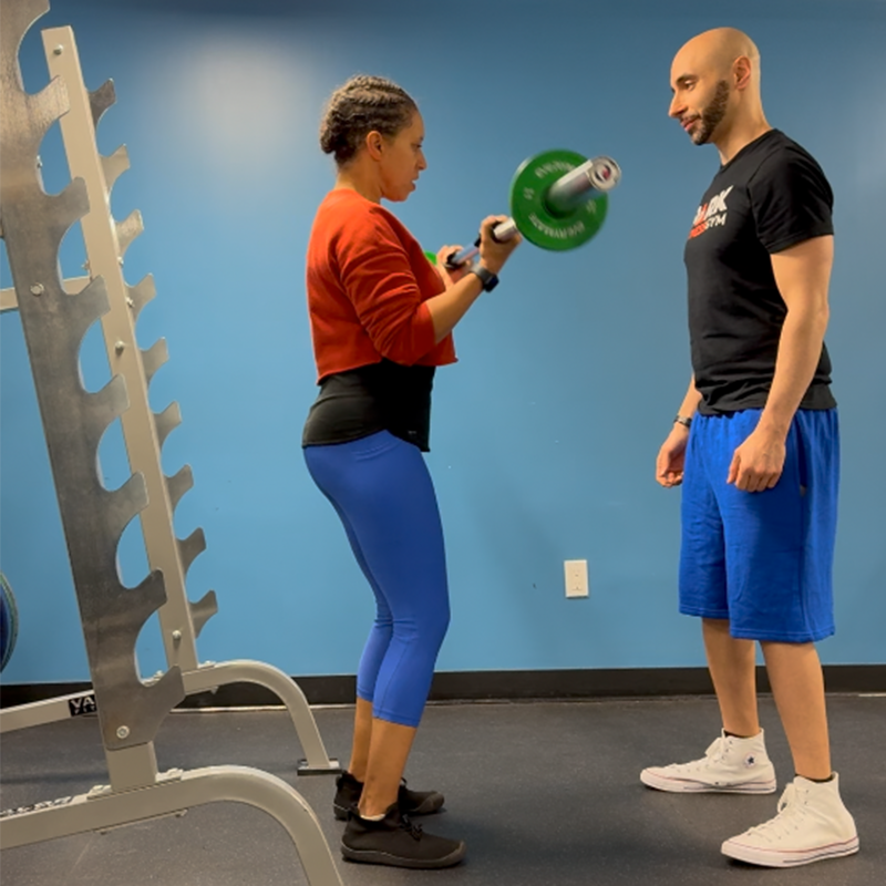 K Barbell Bicep Curl