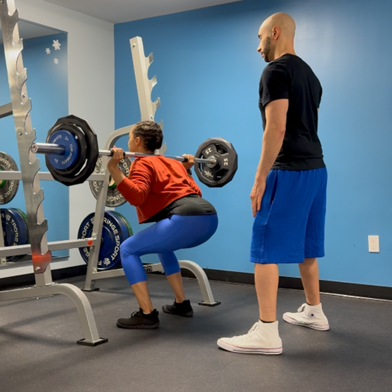K Barbell Squats