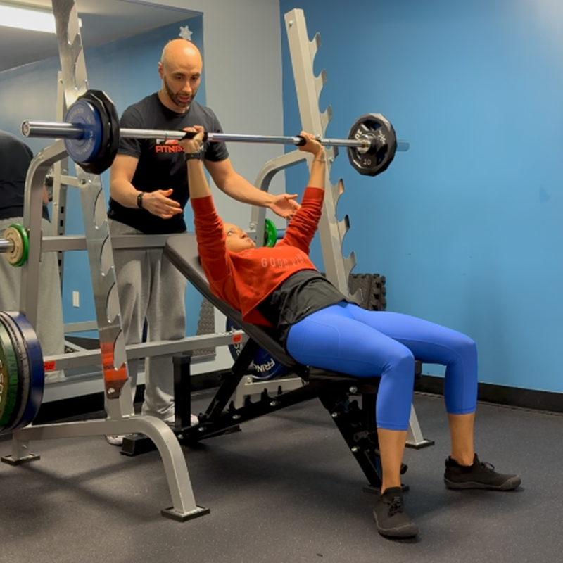 KG Incline Barbell Chest Press