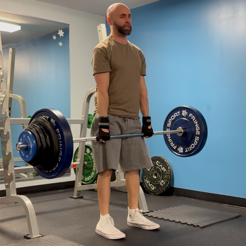 jamal habib Barbell Romanian Deadlift