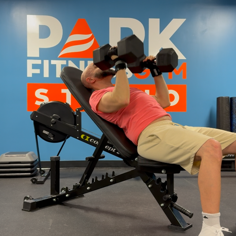 jamal habib Incline Close Grip DG Chest Press pink and baige